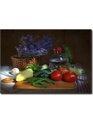 La Vita E Bella Meyve Tatlısı Kanvas Tablo SM-1044