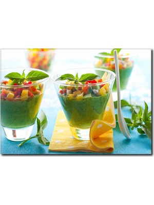 La Vita E Bella Çilek Sepeti Temalı Kanvas Tablo SM-1045