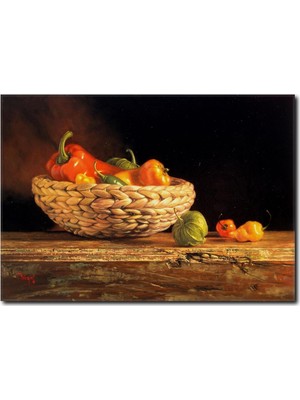 La Vita E Bella Çilek Demeti Duvar Tablosu SM-1059