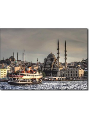 La Vita E Bella İstanbul Manzarası Temalı Kanvas Tablo ST-1001