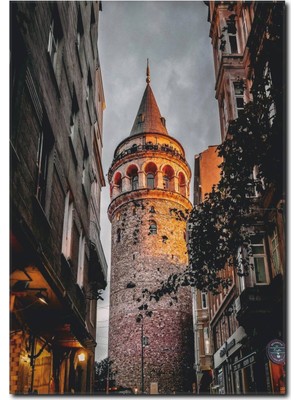 La Vita E Bella Galata Manzaralı Kanvas Tablo ST-1005