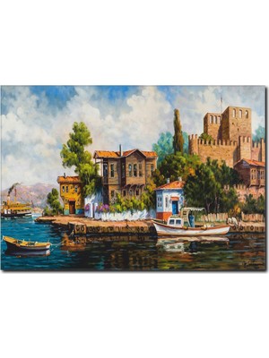 La Vita E Bella Yağlı Boya İstanbul Manzaralı Tablo ST-1010