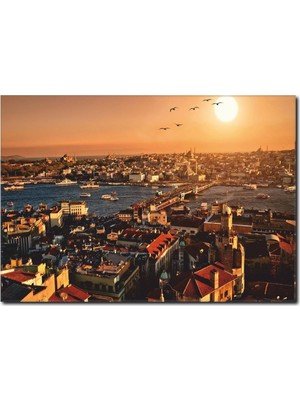 La Vita E Bella Güzel Şehir İstanbul Manzaralı Tablo ST-1019