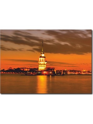 La Vita E Bella Dekoratif Kız Kulesi Tablo ST-1024