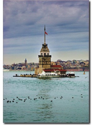 La Vita E Bella Kızkulesi Manzaralı Kanvas Tablo ST-1030