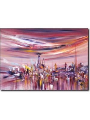 La Vita E Bella Soyut Şehir Temalı Tablo SY-1038