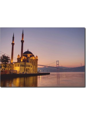 La Vita E Bella Ortaköy Cami Manzarası Kanvas Tablo TY-1007