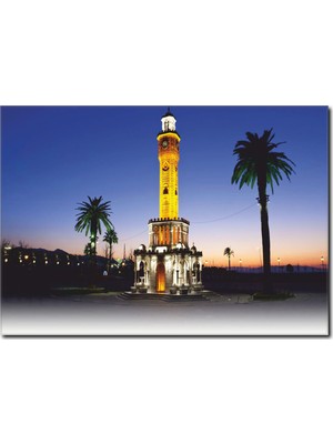 La Vita E Bella İzmir Saat Kulesi Kanvas Tablo TY-1010