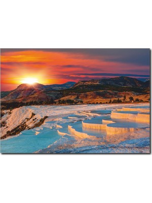 La Vita E Bella Pamukkale Manzaralı Kanvas Tablo TY-1014
