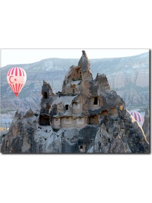 La Vita E Bella Peri Bacaları ve Balon Kanvas Tablo TY-1017