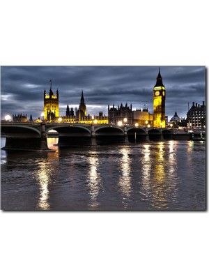 La Vita E Bella Londra Köprüsü Temalı Kanvas Tablo TY-1033