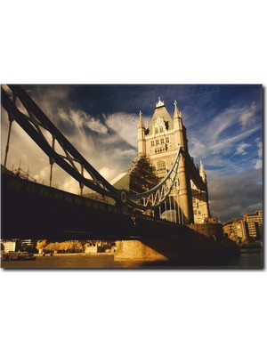 La Vita E Bella Londra Köprüsü ve Şehir Manzarası Kanvas Tablo TY-1042