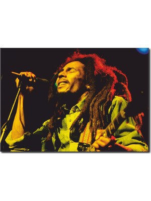 La Vita E Bella Bob Marley Kanvas Tablo UN-1002