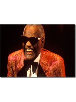La Vita E Bella Ray Charles Kanvas Tablo UN-1011