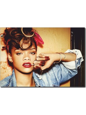 La Vita E Bella Rihanna Poster Kanvas Tablo UN-1039