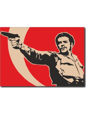 La Vita E Bella Che Guevera Temalı kanvas Tablo UN-1052