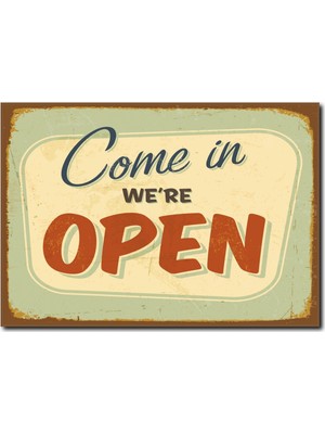 La Vita E Bella İçeri Gir Açığız Kanvas Tablo VR-1010