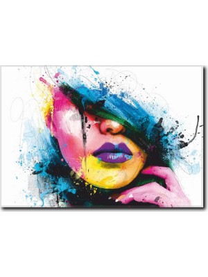 La Vita E Bella Soyut Kadın Kanvas Tablo WM-1014