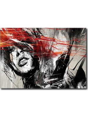 La Vita E Bella Soyut Kadın Kanvas Tablo WM-1018