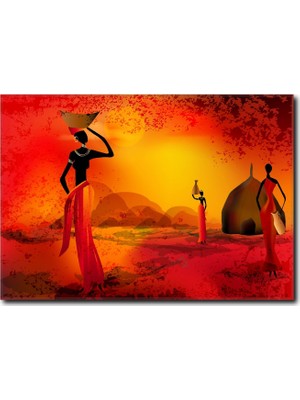 La Vita E Bella Afrikalı Kadınlar Kanvas Tablo WM-1025
