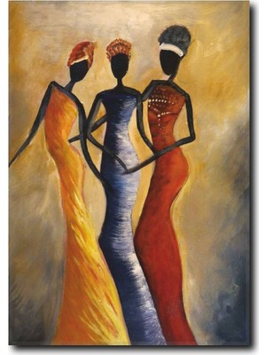 La Vita E Bella Afrikalı Kadınlar Kanvas Tablo WM-1032