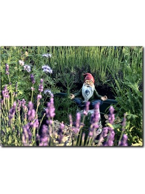 La Vita E Bella Yoga Yapan Adam Heykeli Komik Tablo YF-1023