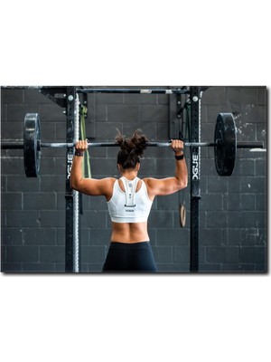 La Vita E Bella Sporcu Kadın Kanvas Tablo YF-1035