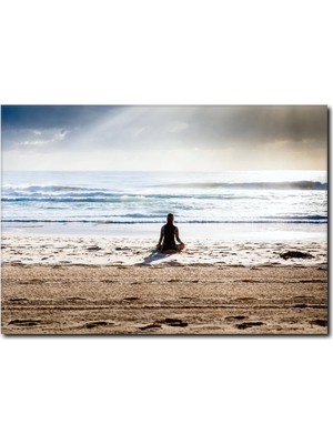 La Vita E Bella Doğada Yoga Temalı Relaxing Kanvas Tablo YF-1045