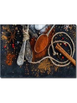 La Vita E Bella Baharat Çeşitleri Kanvas Tablo YM-1040