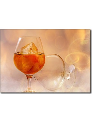 La Vita E Bella Buzlu İçecek Kanvas Tablo YM-1047