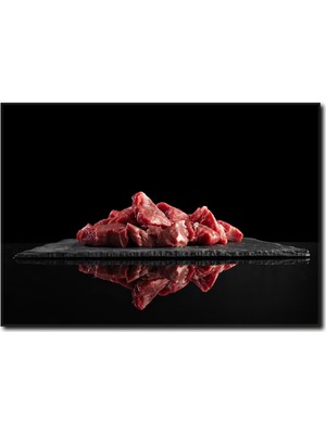 La Vita E Bella Izgaraya Hazır Et Kanvas Tablo YM-1054