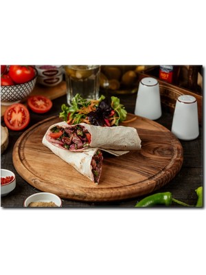 La Vita E Bella Döner Dürüm Kanvas Tablo YM-1055