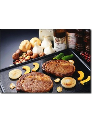 La Vita E Bella Biftek Izgara Kanvas Tablosu YM-1018