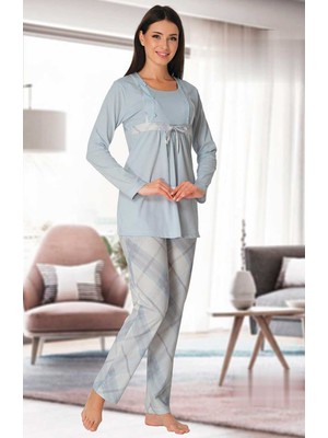 Effort Pijama Effortt Lohusa Emzirme Pijama Takım