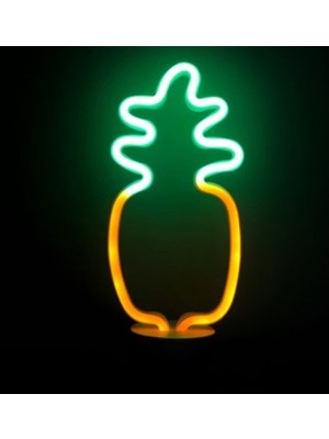 Neon Ananas LED Işık Dekoratif Aydınlatma