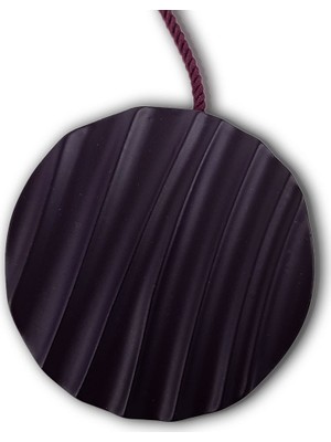 Alesta Home Döküm Yuvarlak Mıknatıslı Perde Tutucu Magnet 8x48cm - Mor, 100 cm