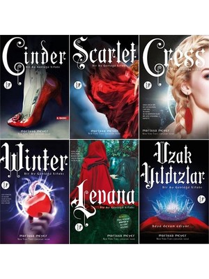 Scarlet - Cinder - Winter - Uzak Yıldızlar -  Marissa Meyer - 6 Kitap Set