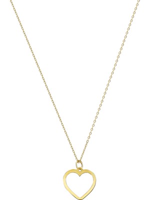 Glorria Altın Kalp Kolye