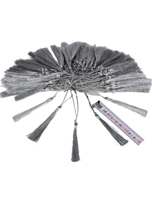 Kına Atölyesi Simli Püskül 7 cm 50 Adet