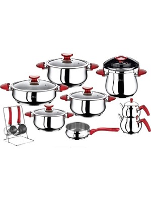 Oms 18 Parça Çelik Çeyiz Seti 1063