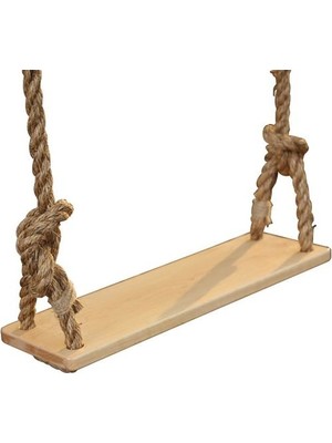 Umut Park Ahşap Halatlı Salıncak.