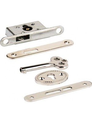 Dizaynaks Mücevher, Hediyelik Eşya, Puro Kutusu Kilit Seti Krom Kaplama