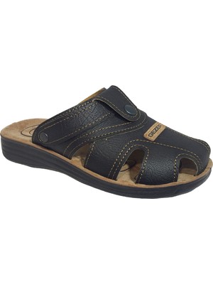 Gezer 09878 Günlük Anatomik Önü Kapalı Sandalet Erkek Terlik