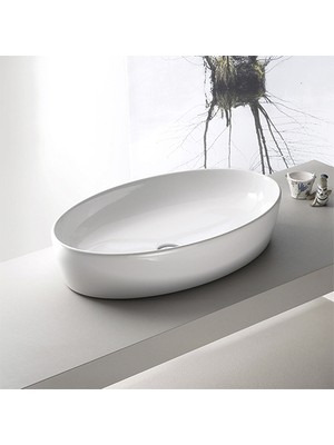 Turkuaz Cerastyle One Tezgah Üstü Lavabo 67 cm 076200