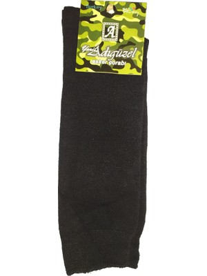 Adıgüzel Erkek Askeri Çorap 12'li Siyah Renk