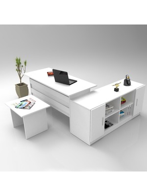 Robin Home Verona Abf Ofis Büro Seti Çalışma Masası Takımı