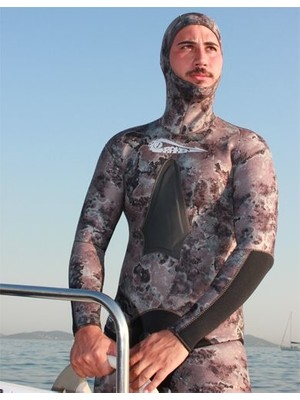 Kraken Elbise Dalış Squid Kamuflaj 3 Mm. Çift Parça S