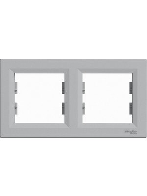 Schneider Asfora Plus-2'li Yatay Çerçeve, Alüminyum EPH5800261