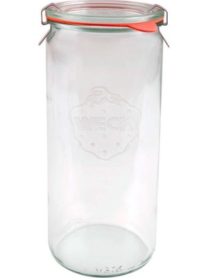 Weck 1040 ml. Silindir Cam Saklama Kavanozu