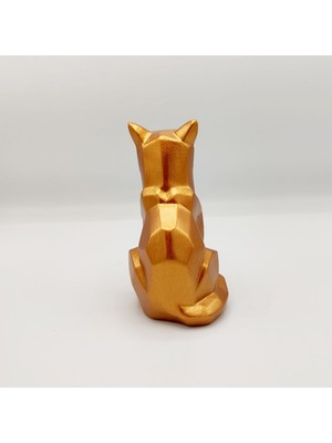 Bun Design Antik Bronz Kedi Biblo